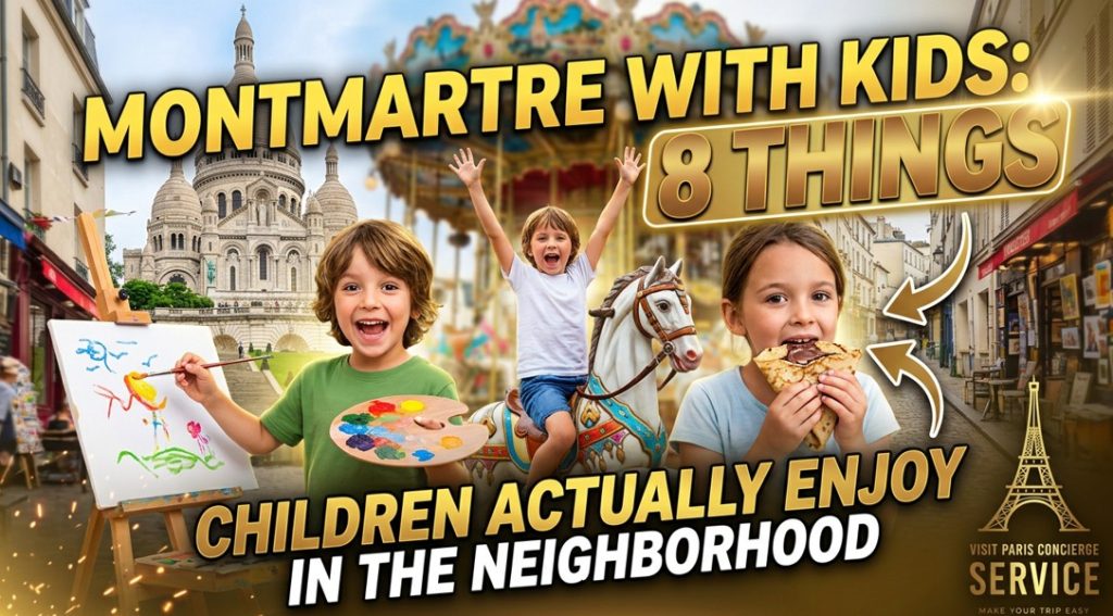 how to visit montmartre with kids